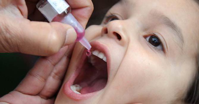 Poliomyelitida (očkování), plán očkování